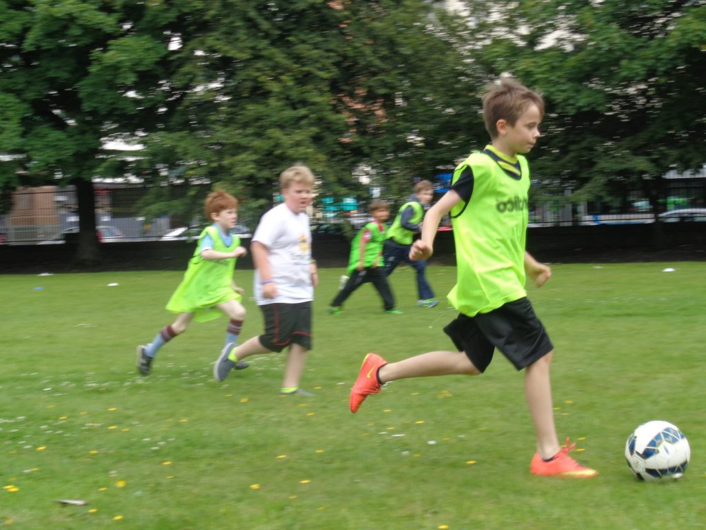 Football at RBAI Summer Camp