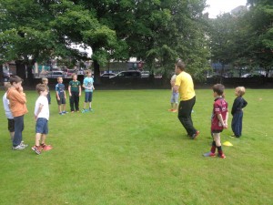 Rugby at Smile Club sports camp