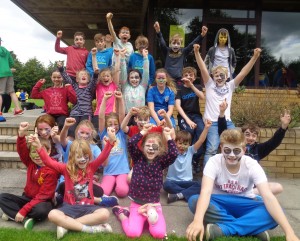 Face painting fun at Smile Club summer 2016